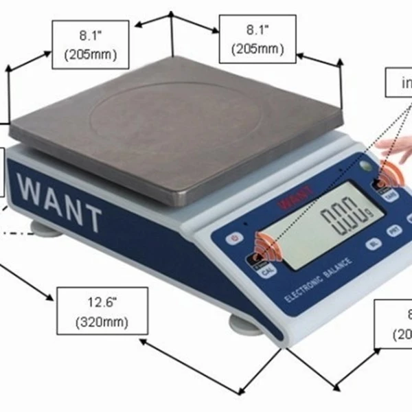 Want Electronic Balance WT10000GF 10kg x 1gr