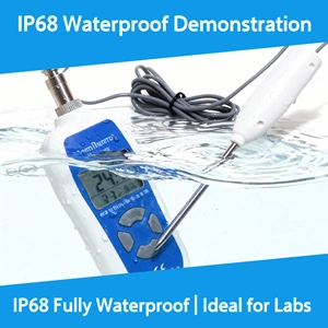 Termometer Industri Digital Tipe K Tahan Air IP68 LDT-3305