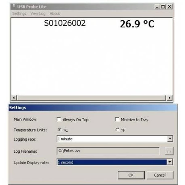 USB Thermometer Probe Fast response