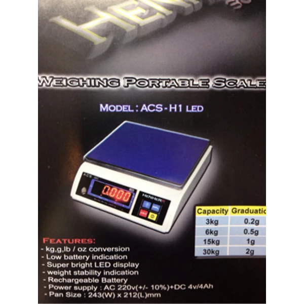 Timbangan Digital Model ACS-H1-LED Series