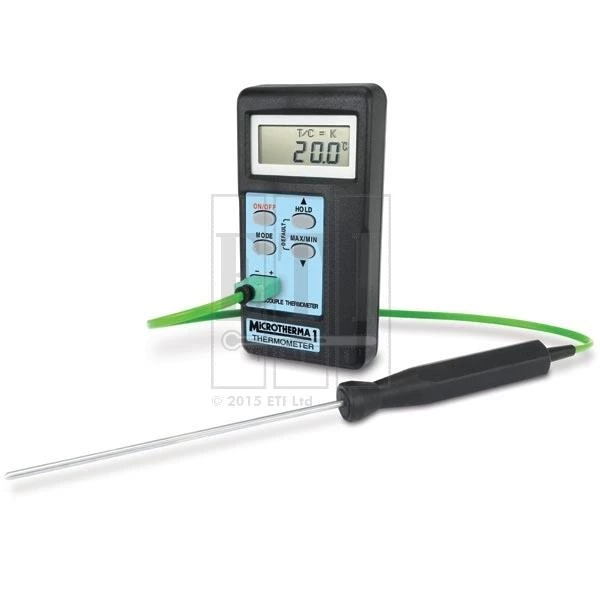 Industrial Thermometer MicroTherma 1 Microprocessor Thermometer With Automatic Re-Calibration